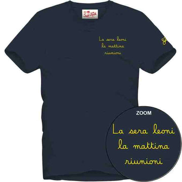 MC2 SAINT BARTH T-shirt Portofino con ricamo
