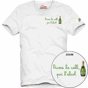 MC2 SAINT BARTH T-shirt Portofino con ricamo