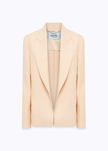 BLUGIRL Giacca boxy in misto lino