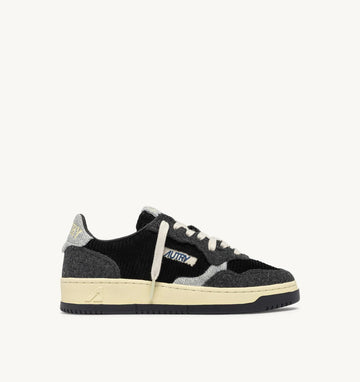 AUTRY Sneakers Medalist Low 'Velvet' Nero Phantom e Grigio