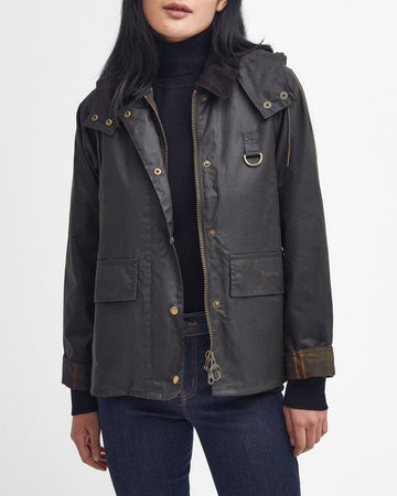 BARBOUR Giacca in cotone cerato Avon