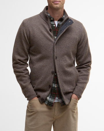 BARBOUR Maglione con zip Patch