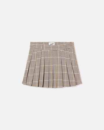 MC2 SAINT BARTH Minigonna Blay in flanella con motivo tartan
