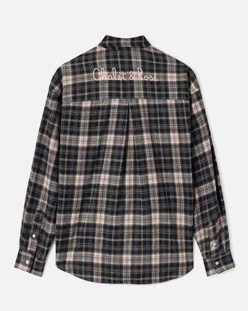 MC2 SAINT BARTH Camicia Gigy in flanella con motivo tartan e ricamo logo