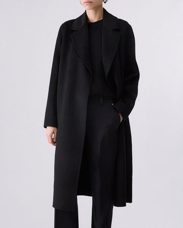 LIU JO Cappotto lungo con cintura gioiello