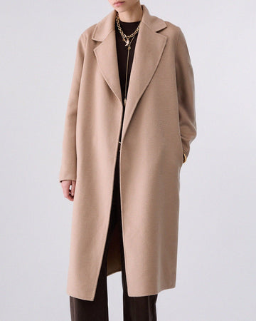 LIU JO Cappotto lungo con cintura gioiello