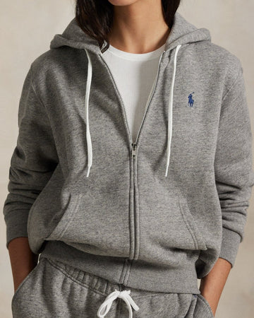 POLO RALPH LAUREN Felpa full zip con cappuccio