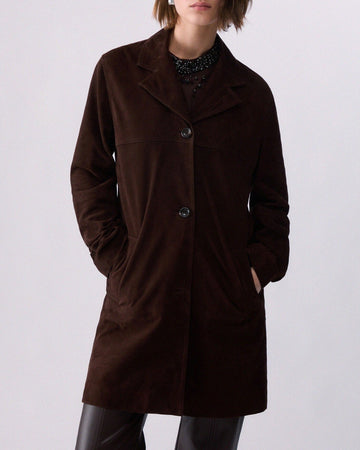 LIU JO Giacca lunga in suede