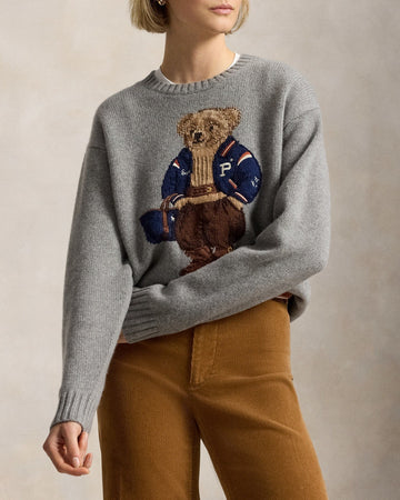 POLO RALPH LAUREN Maglia Polo Bear in lana e cashmere