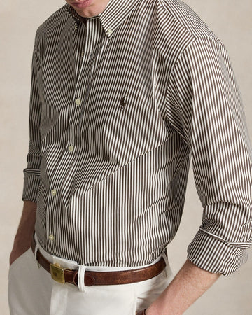 POLO RALPH LAUREN Camicia a righe in popeline stretch Slim-Fit