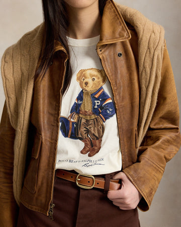POLO RALPH LAUREN T-shirt Polo Bear in jersey di cotone