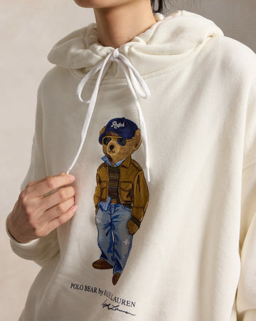 POLO RALPH LAUREN Felpa con cappuccio Polo Bear in pile