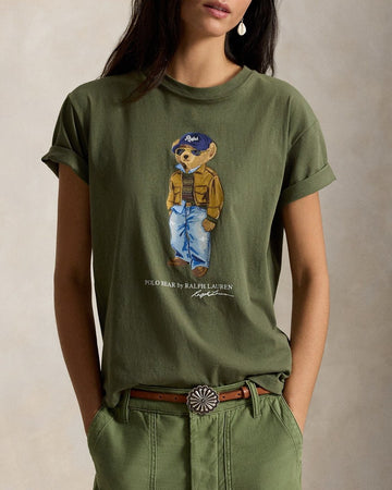 POLO RALPH LAUREN T-shirt Polo Bear in jersey di cotone