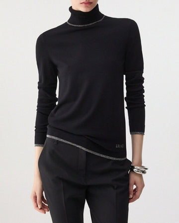 LIU JO Dolcevita con profili lurex