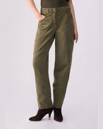 LIU JO Pantaloni baggy in gabardine