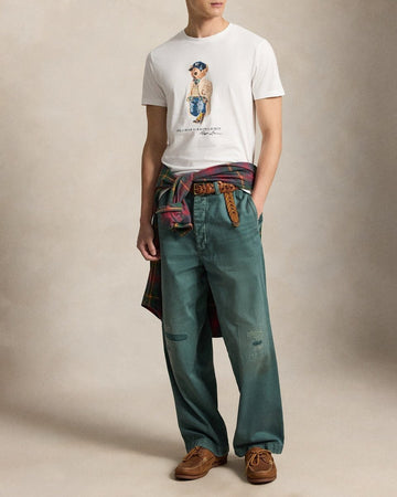 POLO RALPH LAUREN T-shirt Polo Bear in jersey di cotone