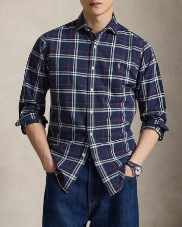 POLO RALPH LAUREN Camicia a quadri in Oxford