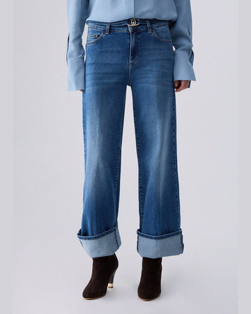 LIU JO Jeans flare a vita alta