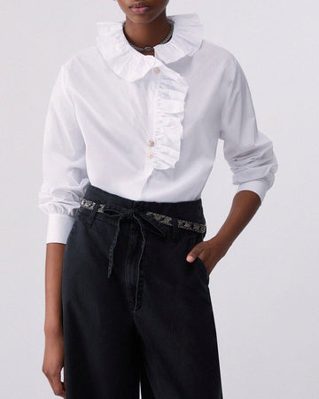 LIU JO Camicia in popeline con rouches