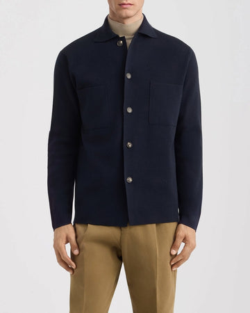 FILIPPO DE LAURENTIIS Field jacket in maglia di lana