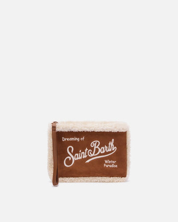 MC2 SAINT BARTH Pochette Aline effetto montone