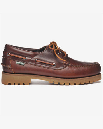 SEBAGO Mocassino da barca in pelle marrone Acadia
