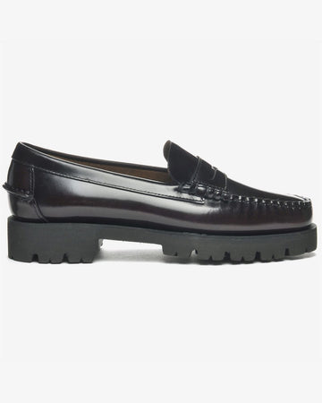 SEBAGO Mocassino senza lacci in pelle marrone Dan Lug