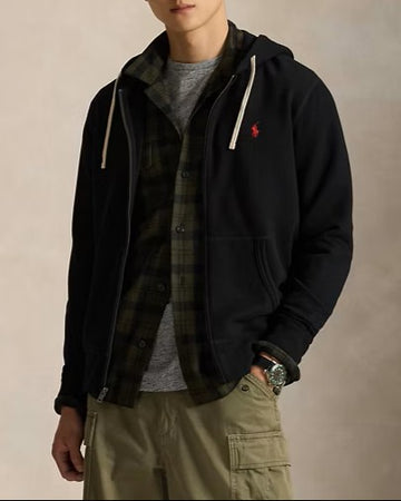 POLO RALPH LAUREN Felpa con cappuccio e cerniera