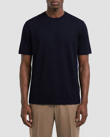 FILIPPO DE LAURENTIIS T-shirt manica corta in crepe di cotone