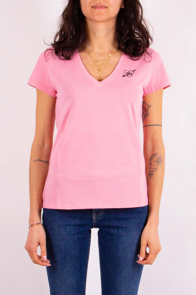 BLUGIRL T-SHIRT IN COTONE CON RICAMO