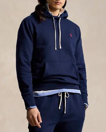 POLO RALPH LAUREN Felpa con cappuccio e tasca a marsupio