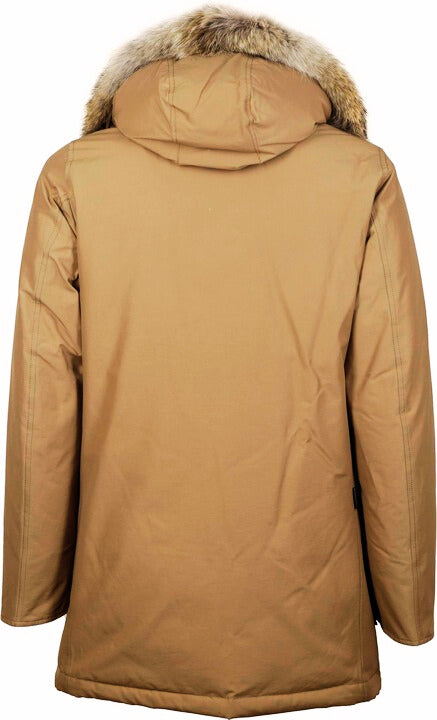 WOOLRICH Arctic Parka in Ramar Cloth con pelliccia removibile