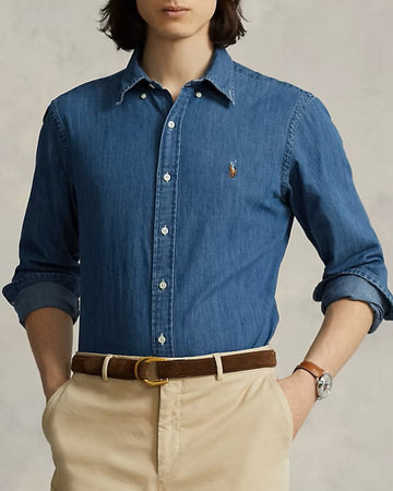 POLO RALPH LAUREN Camicia in denim Custom-Fit
