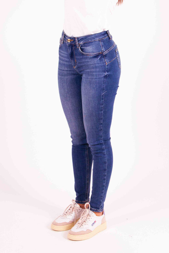 LIU JO Jeans skinny vita alta Bottom Up