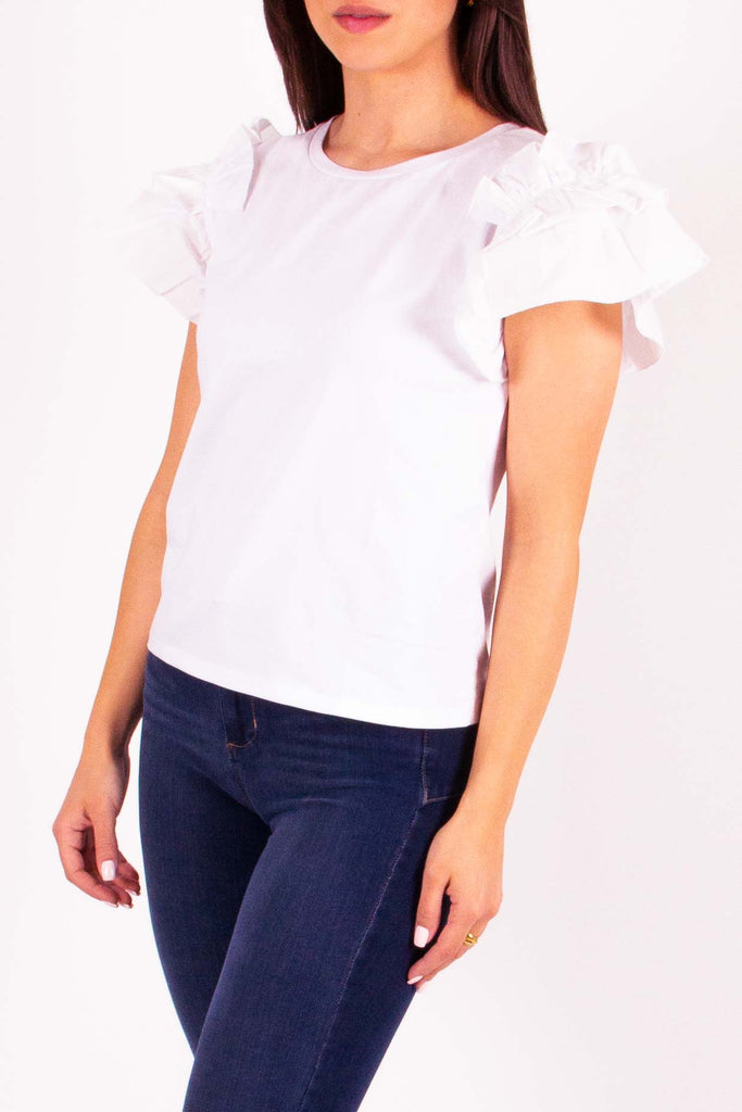 LIU JO T-shirt con rouches