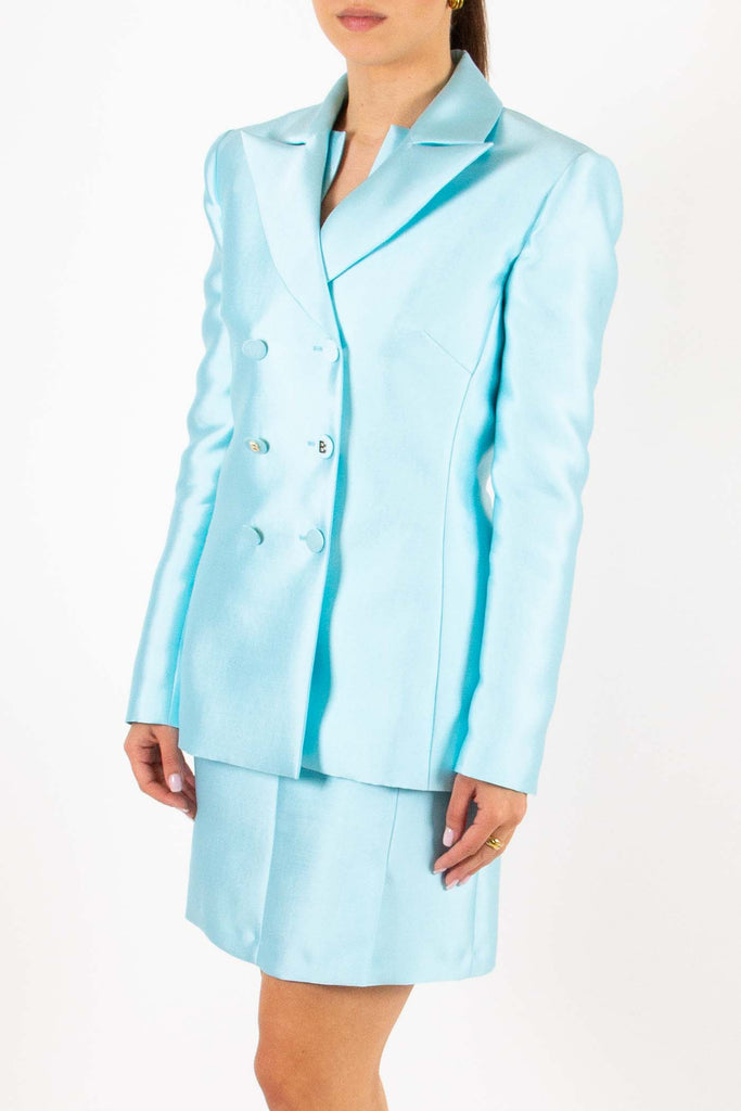 BLUGIRL Giacca blazer in mikado lucido