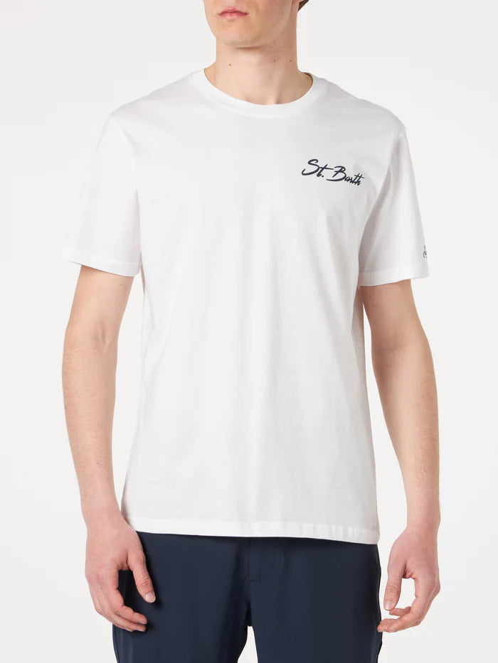 MC2 SAINT BARTH T-shirt con stampa surf St. Barth