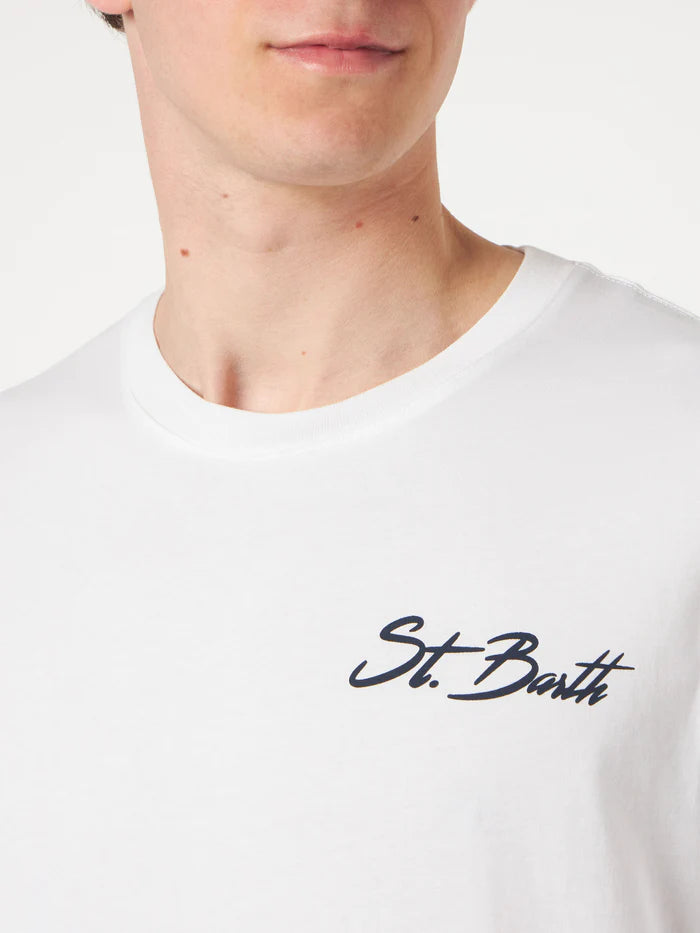 MC2 SAINT BARTH T-shirt con stampa surf St. Barth