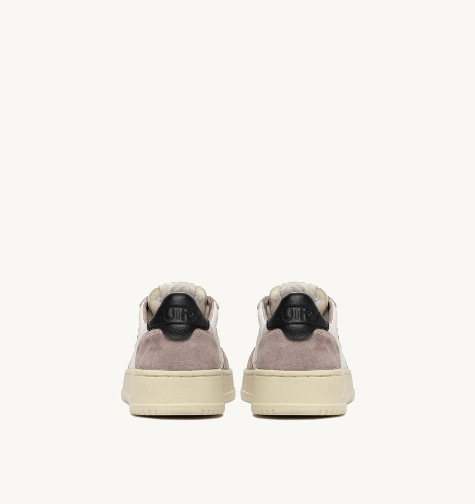 AUTRY Sneakers Medalist Low In Pelle E Suede Polvere Nero