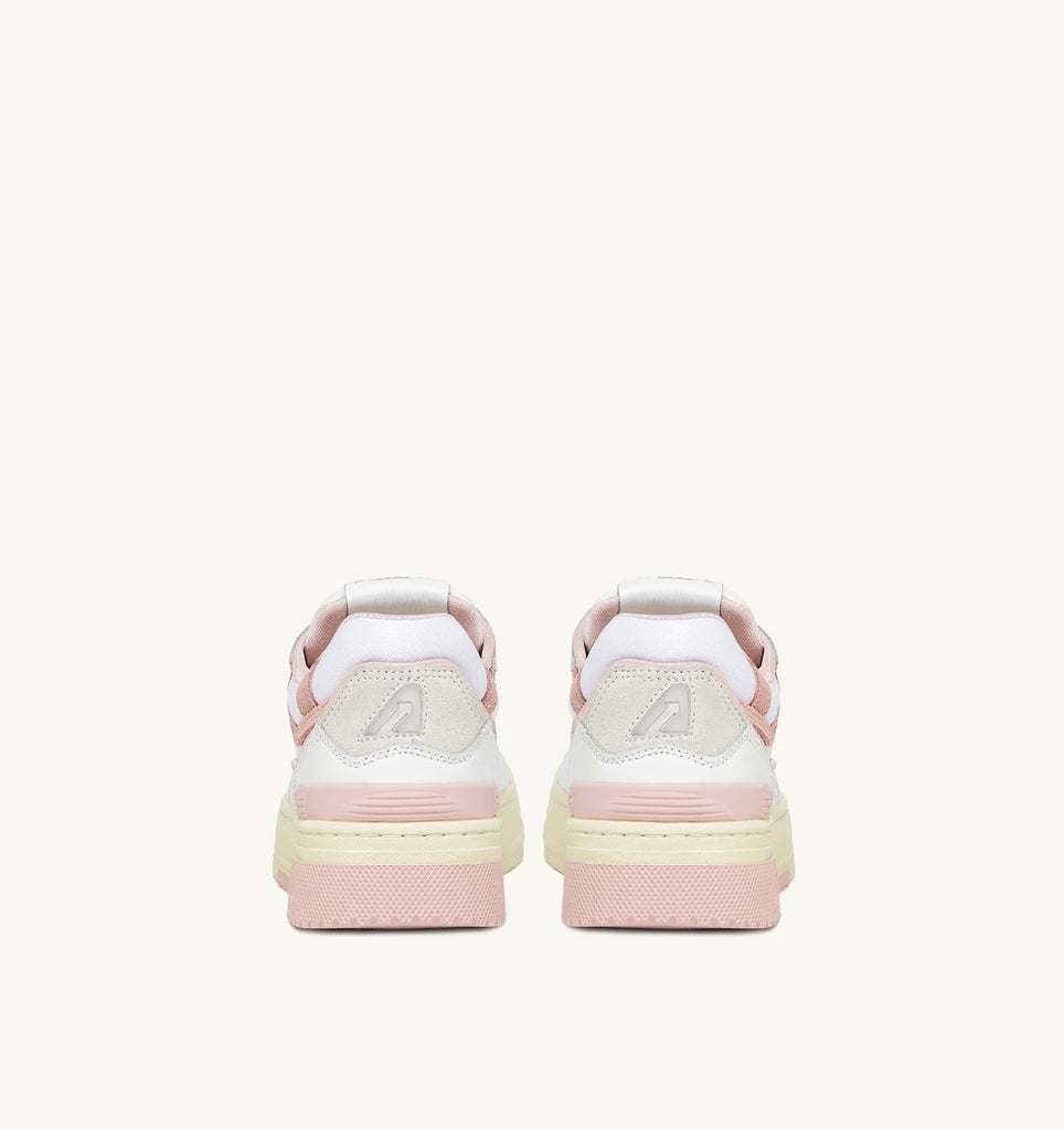 AUTRY Sneakers Clc In Pelle Colore Bianco e Rosa