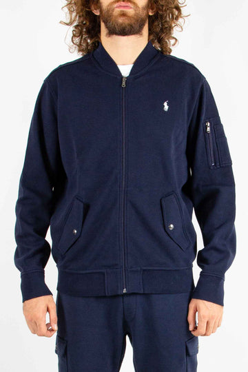 POLO RALPH LAUREN Bomber a maglia doppia