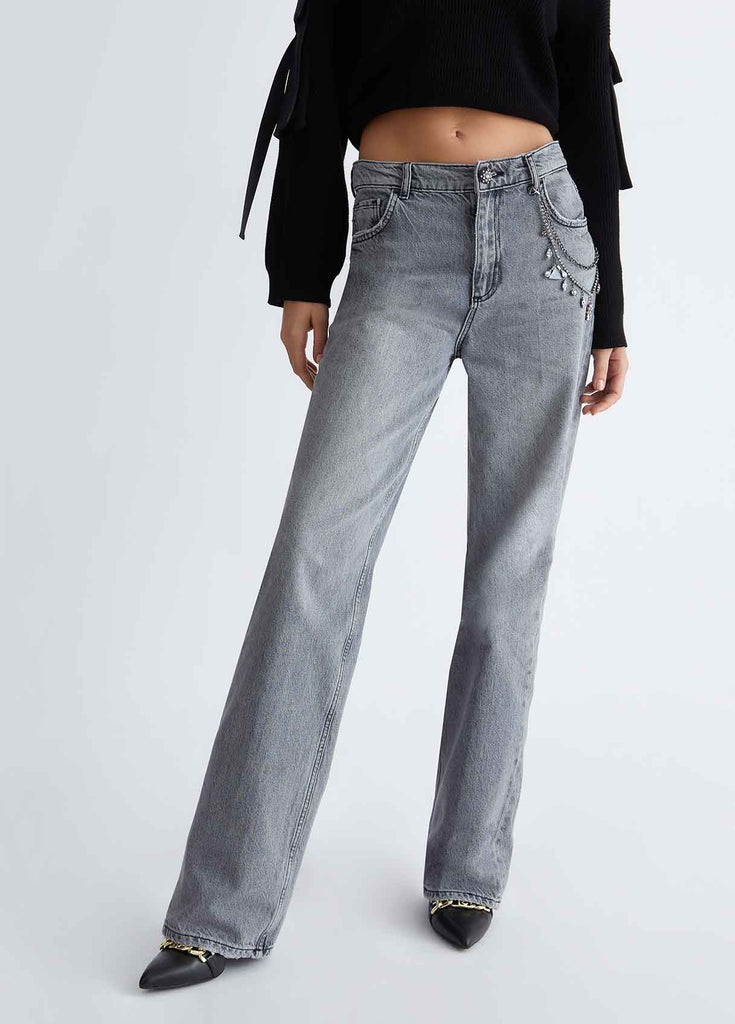 LIU JO Jeans straight con charms