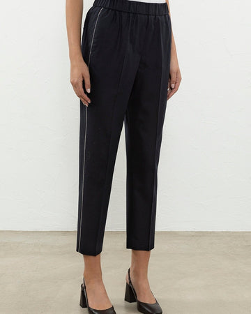 PESERICO Pantalone in flanella stretch lana cashmere