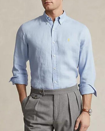 POLO RALPH LAUREN Camicia in lino Slim-Fit
