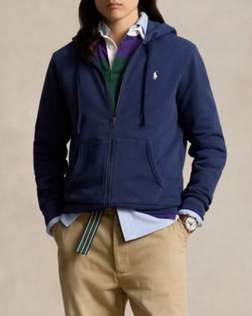 POLO RALPH LAUREN Felpa con cappuccio in cotone loopback