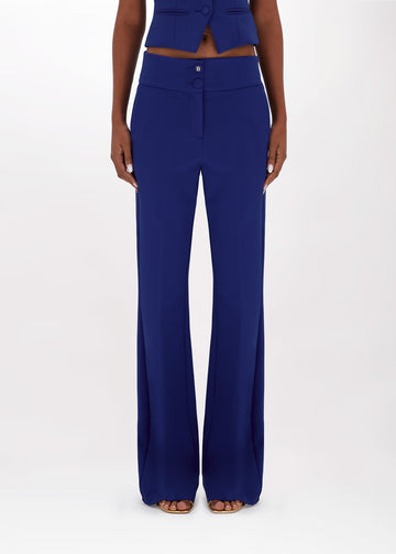 BLUGIRL Pantaloni flare in crêpe stretch