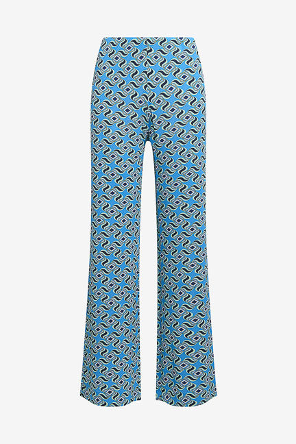 MALIPARMI Pantalone Swirl Print Jersey