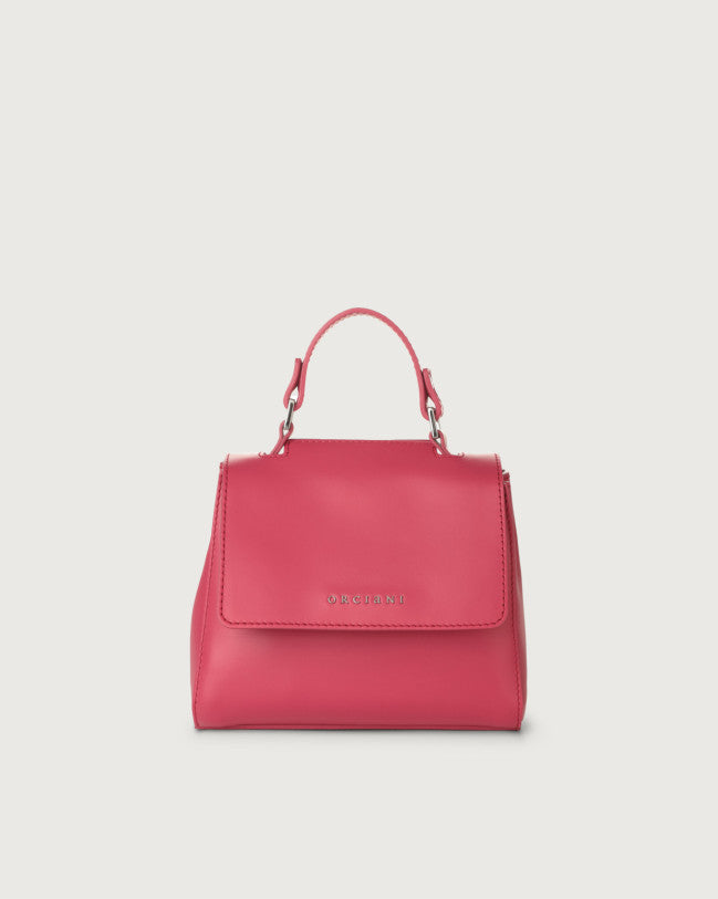 ORCIANI Borsa Sveva Vanity Mini a mano in pelle con tracolla