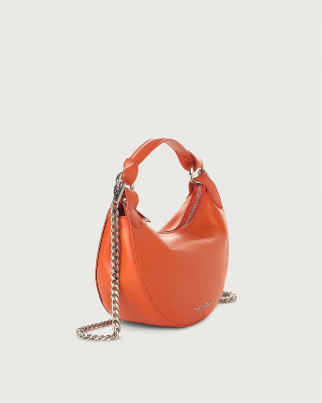 ORCIANI Mini Bag Dumpling Vanity in pelle con tracolla