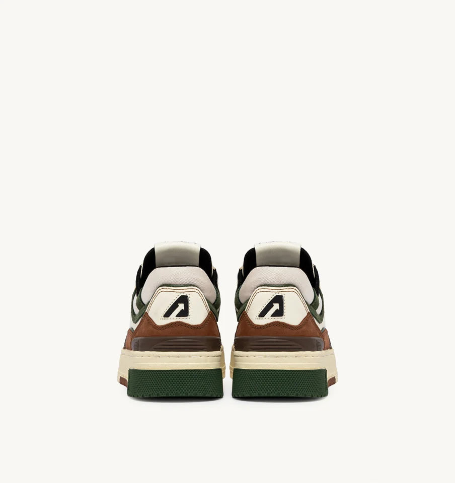 AUTRY Sneakers Clc Low In Suede e Nabuk Ebony e Military